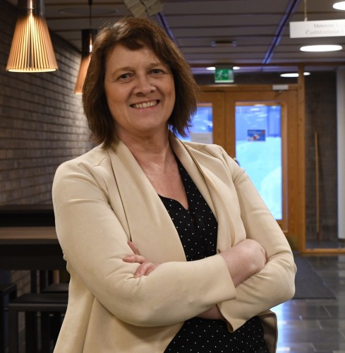 !Kristina Hansen, leder Finnmark Arbeiderparti.  