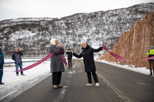 !Agne Masternes Hansen & Helga Pedersen. Foto: Sunniva Tnsberg Gaski/Troms og Finnmark fylkeskommune