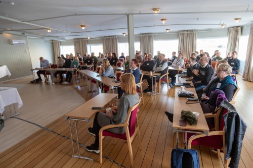 !Treffpunkt Reiseliv startet i de tidligere lokalene til Sjhuset, fr de flyttet til Nordkapp videregende skole.